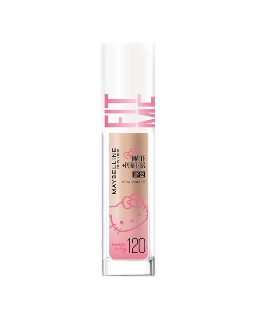 Maybelline Fit Me Matte + Poreless 120 Hello Kitty Limited Edition Japan SPF22