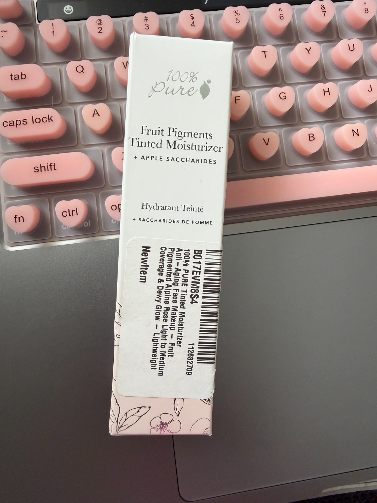 100% PURE Fruit Pigmented Tinted Moisturizer Alpine Rose 1oz NEW Damaged Box