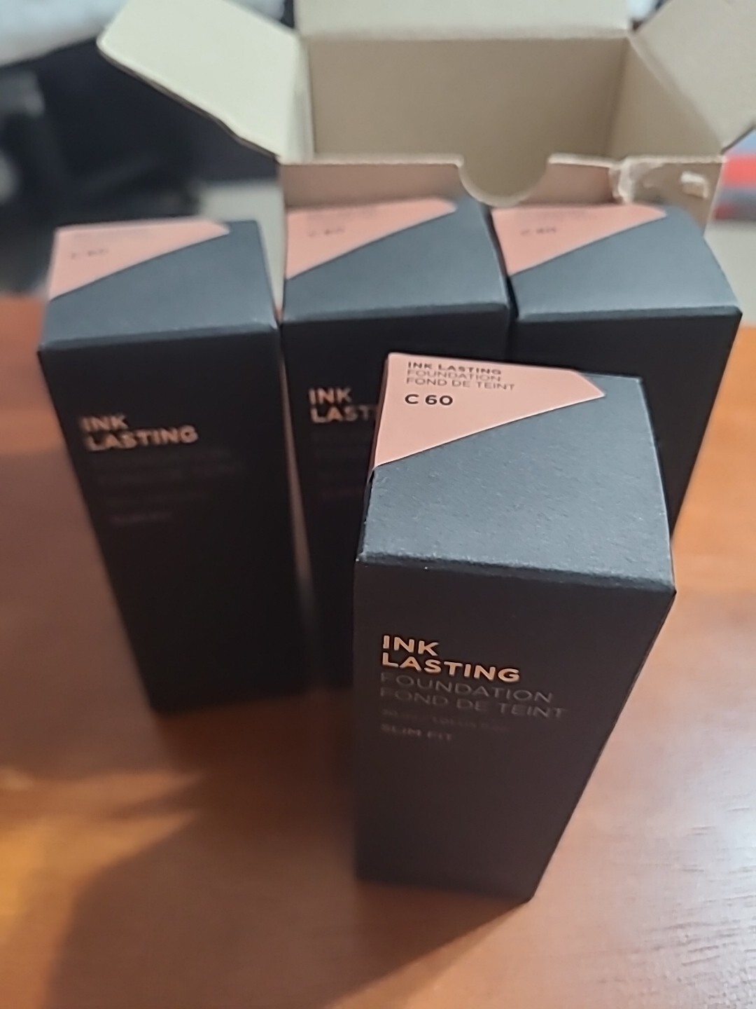 Case 4 Avon The Face Shop Ink Lasting Foundation Slim Fit N60 NIB Discountinued