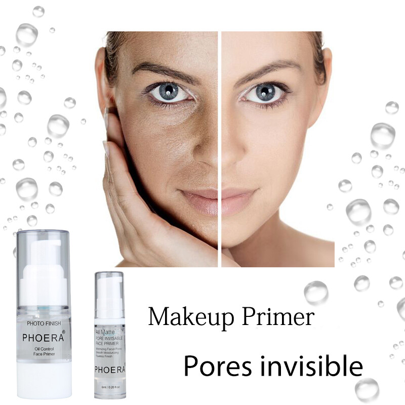 Phoera Face Primer Liquid All Matte Foundation Pores Invisible Oil-control 18ml