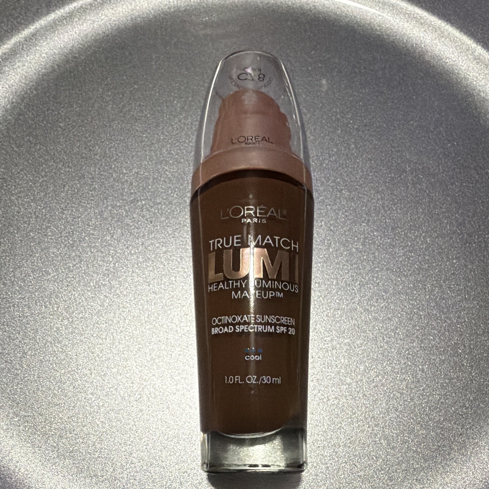 L’Oréal Paris True Match Lumi Liquid Foundation, Luminous, SPF 20, Natural Cocoa