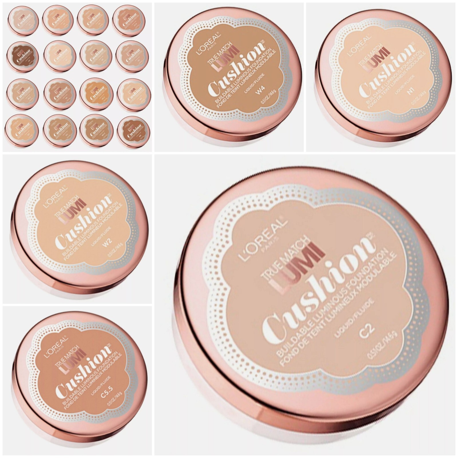 L’Oréal -LUMI CUSHION~ True Match ~K-Beauty~ Luminous Foundation~Choice of Shade
