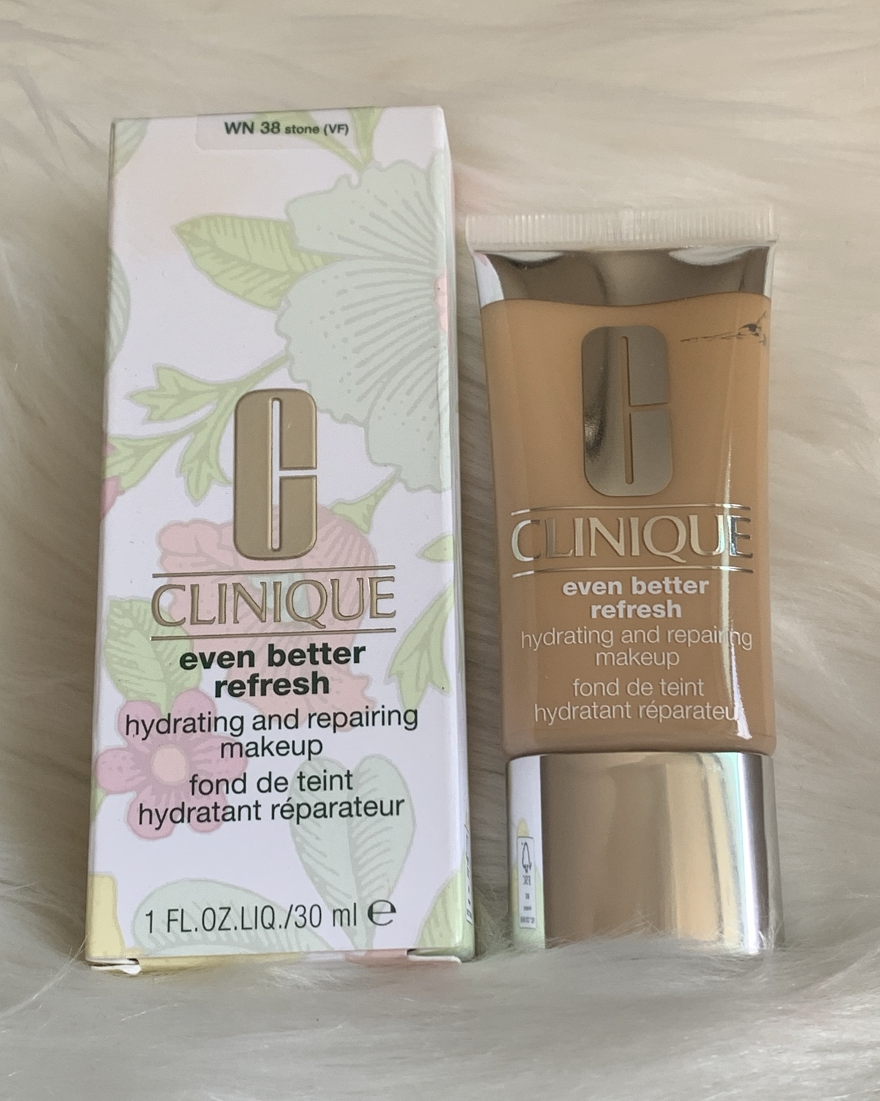 Clinique Even Better Refresh Hydrating & Repairing Makeup ~ WN 38 STONE ~ 1oz