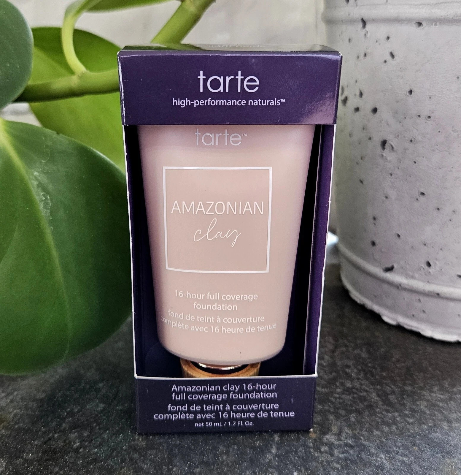 Tarte 12B FAIR BEIGE Amazonian Clay 16HR Hour Full Coverage Foundation 1.7 fl oz