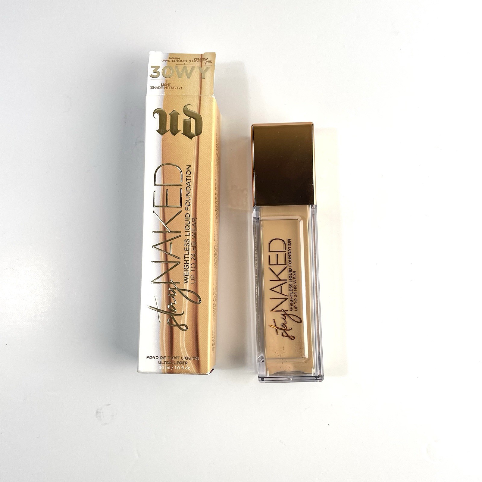Urban Decay Stay Naked Weightless Liquid Foundation Shade 30WY New In Box