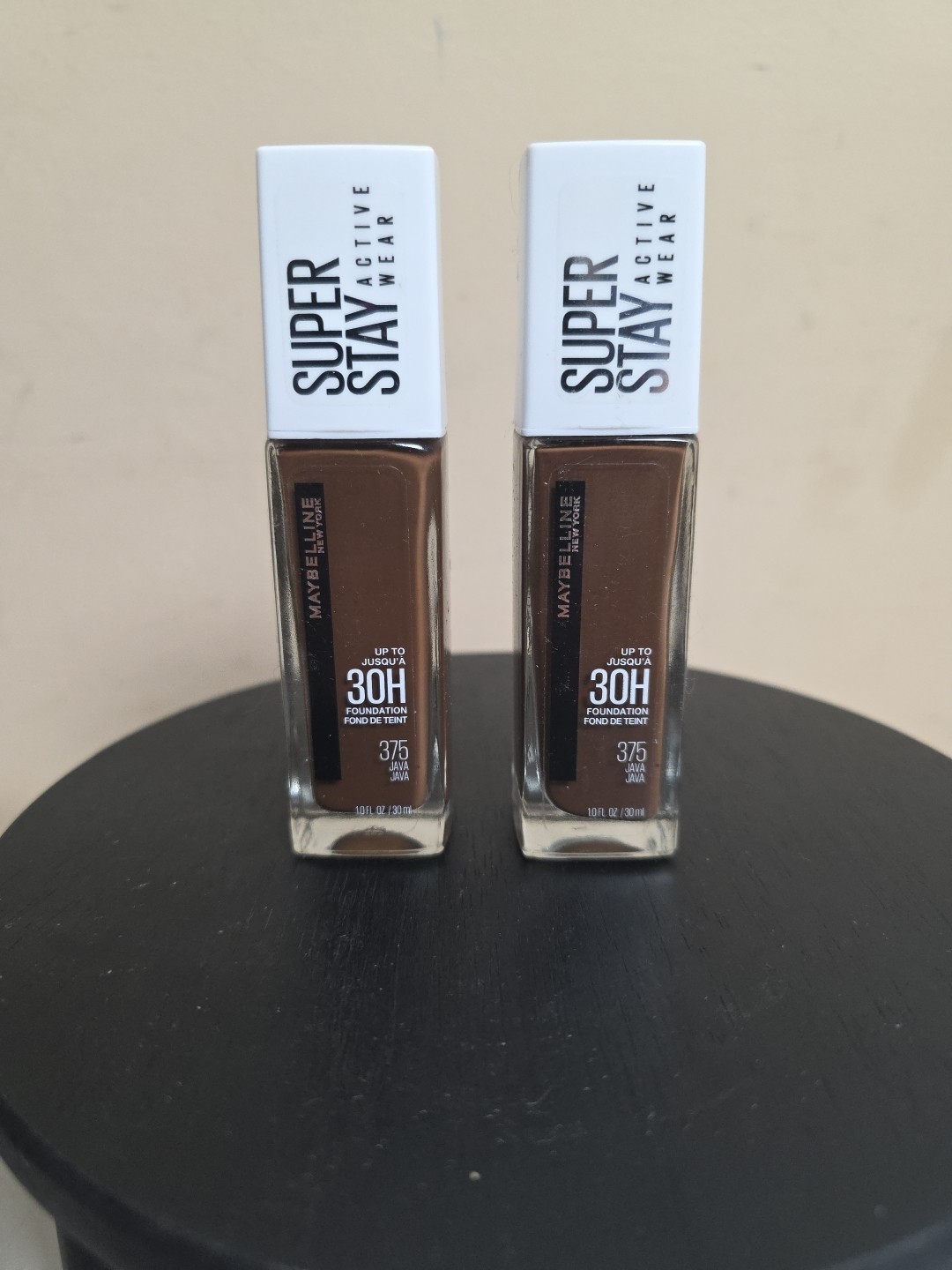 2X Maybelline Superstay Full Coverage 30 Hour Foundation 375 Java Java 1 oz each