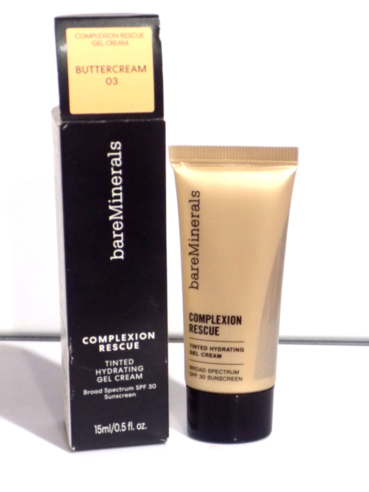 SEALED~bareMinerals COMPLEXION RESCUE Tinted Moisturizer BUTTERCREAM 03~ 0.5 OZ.