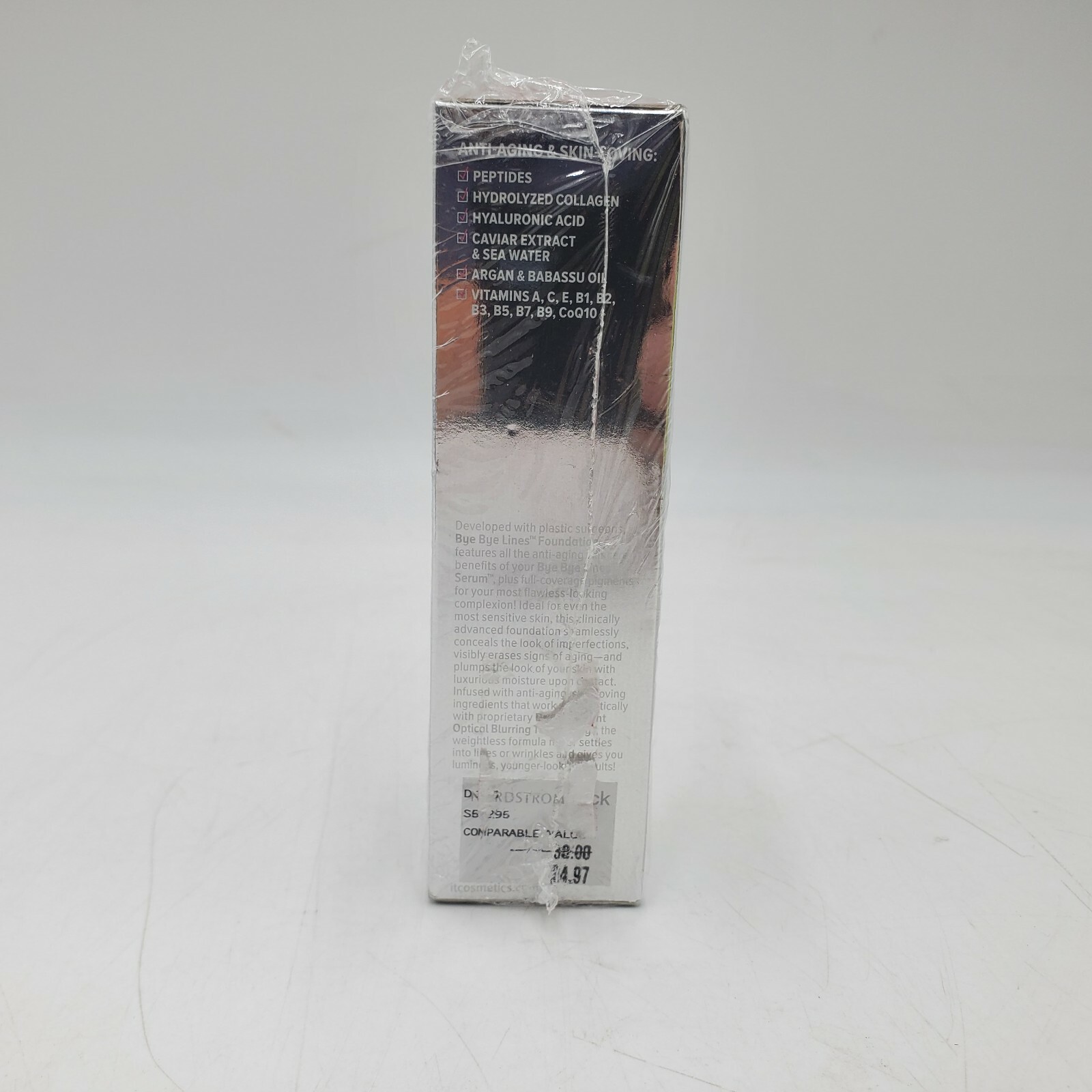 IT Cosmetics Bye Bye Lines Foundation in Deep 1 oz NEW