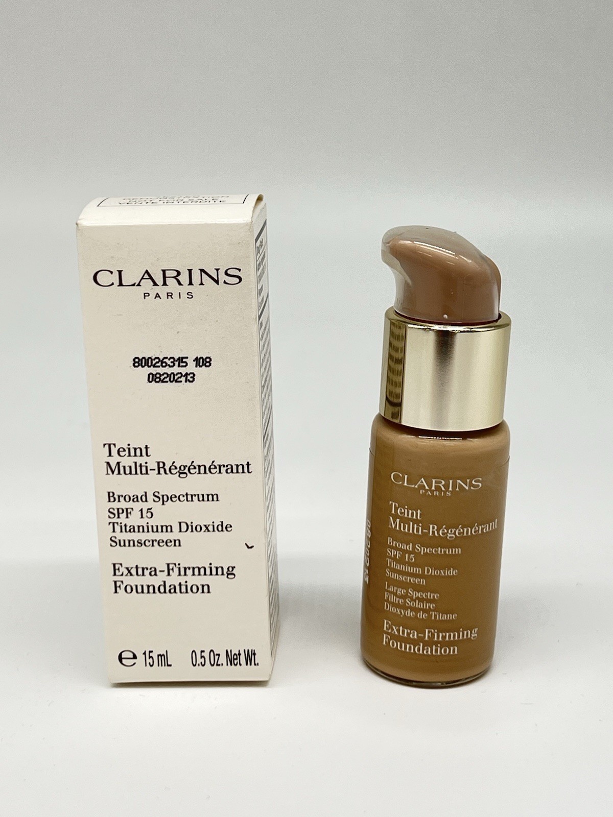 Clarins Extra-Firming Foundation Hydrating – 108 Sand – 15 mL / 0.5 oz