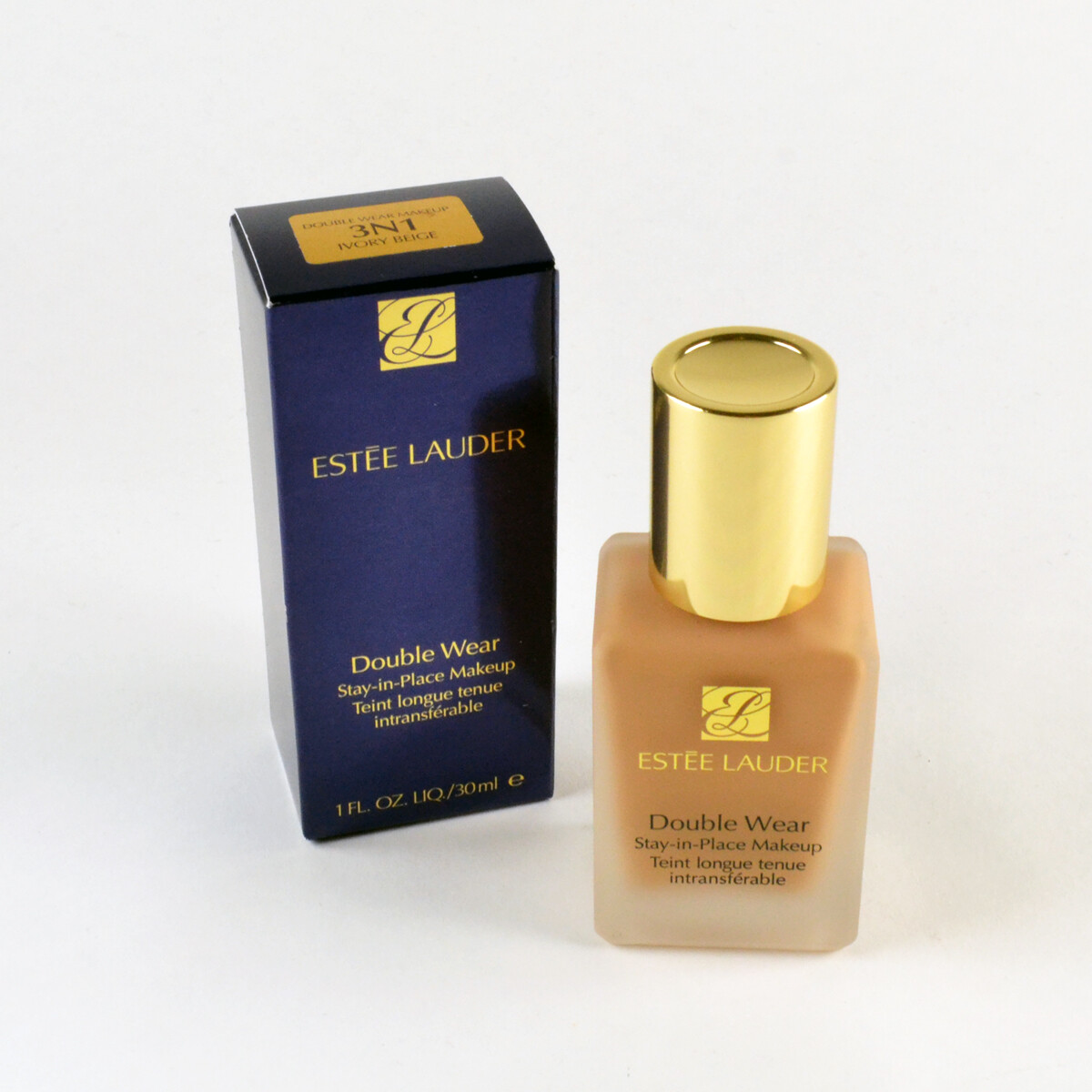 Estee Lauder Double Wear Stay-In-Place Makeup IVORY BEIGE 3N1 – Size 1 Oz / 30mL