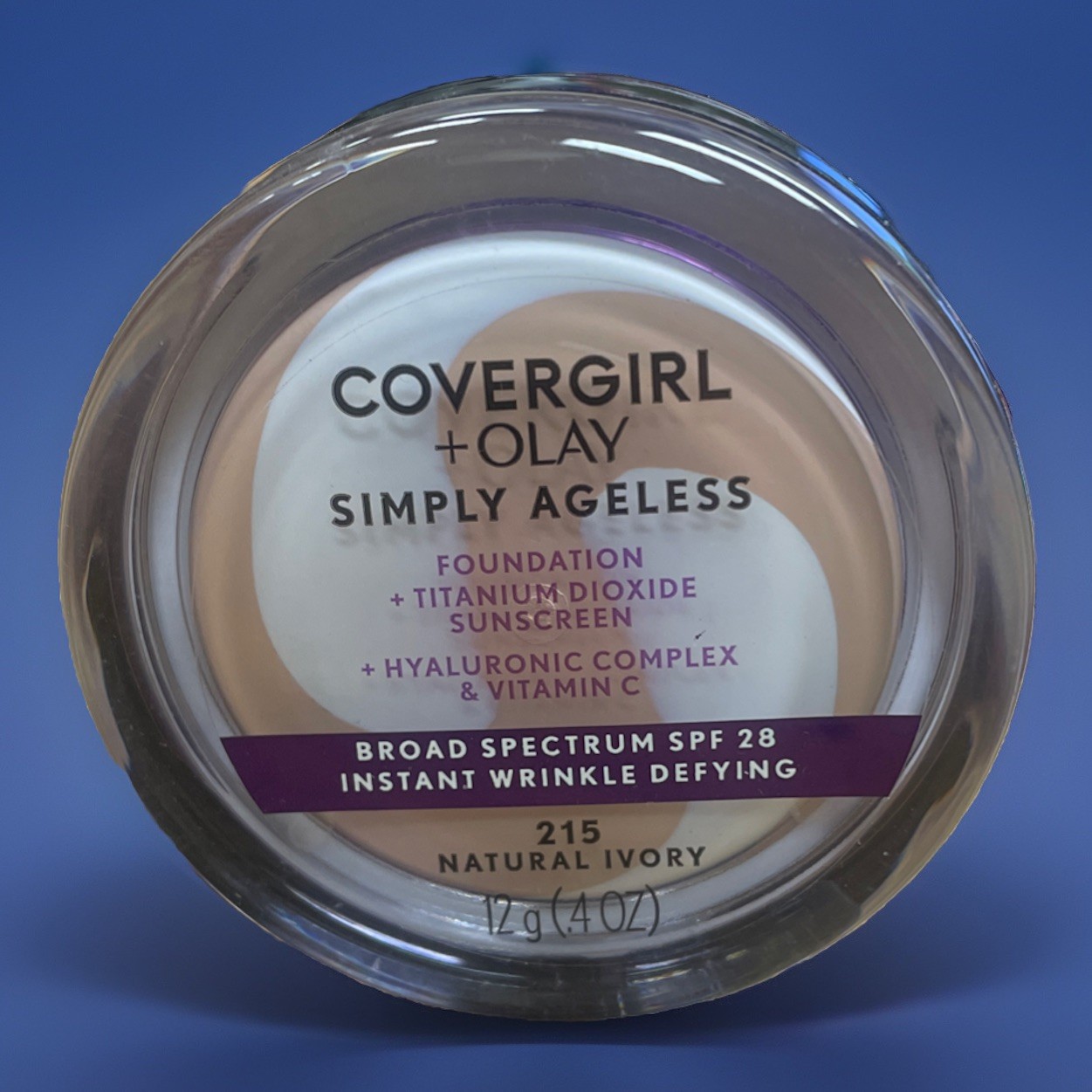 Covergirl + Olay Simply Ageless Foundation 215 Natural Ivory SPF 28 Sealed!