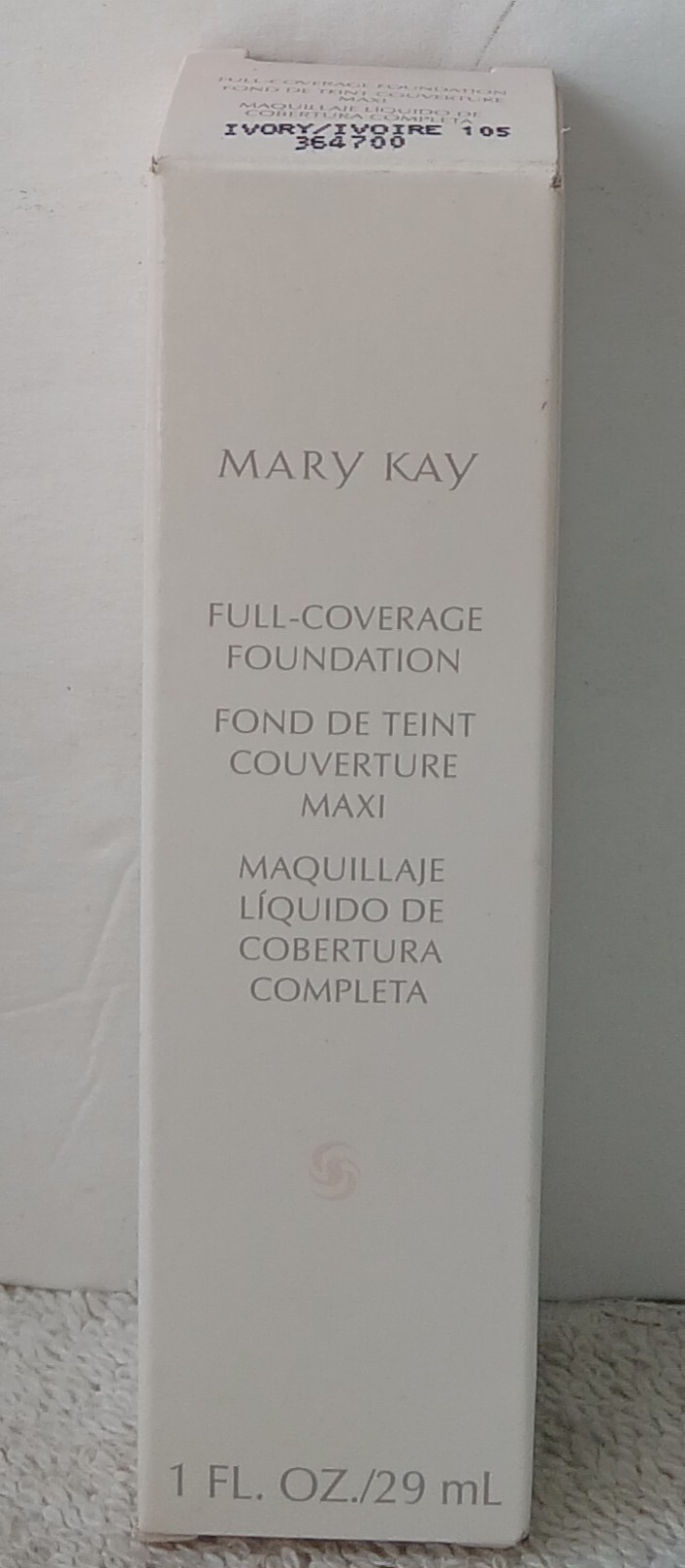Mary Kay Full Coverage Foundation Beige Ivory Bronze (Choose Shade) 1 oz 29mL