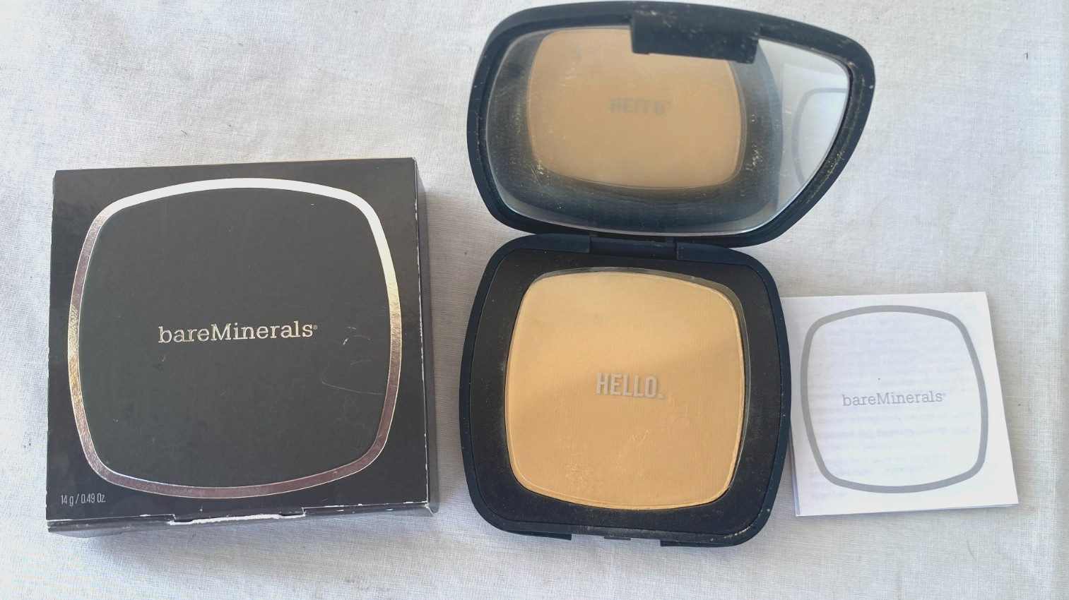 bareMinerals READY SPF 20 Foundation Light 14g 0.49 oz Pressed Powder NEW
