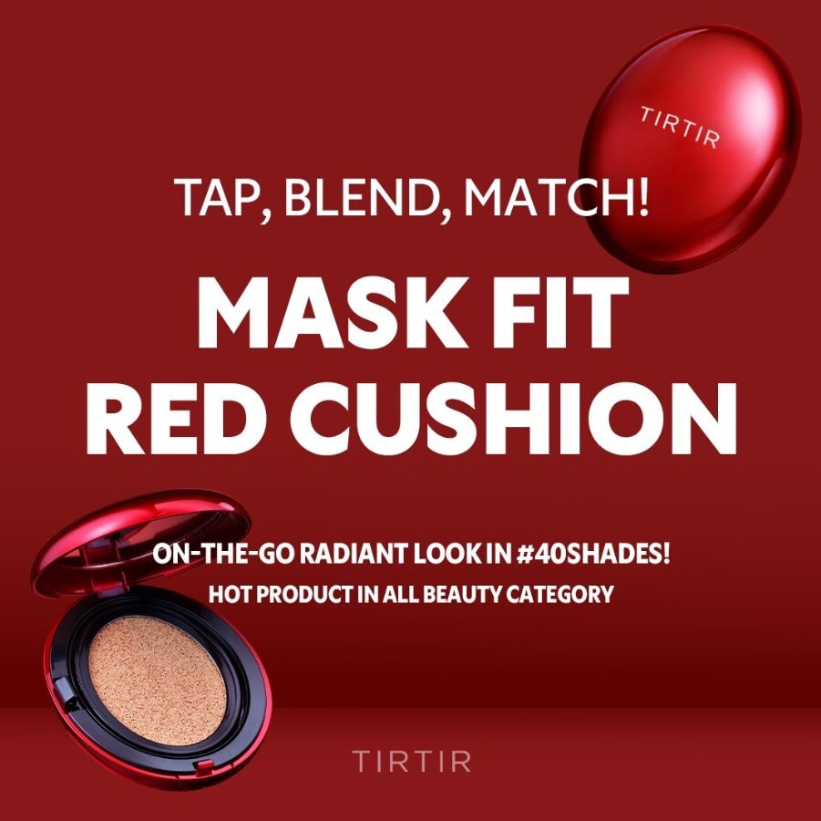 TIRTIR Mask Fit Red Cushion Foundation 24N Latte 0.63 Fl Oz