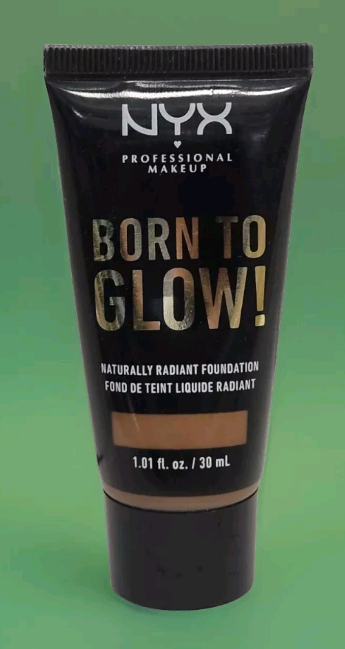 NYX Born to Glow Naturally Radiant Foundation Btgrf19 Mocha 1.01oz New!!!