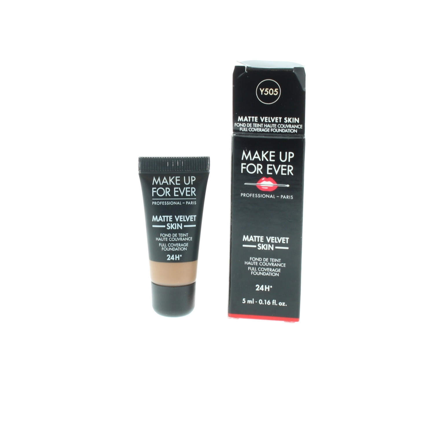 Make Up For Ever Matte Velvet Skin Powder Foundation 5ml Shade Y505 Cognac
