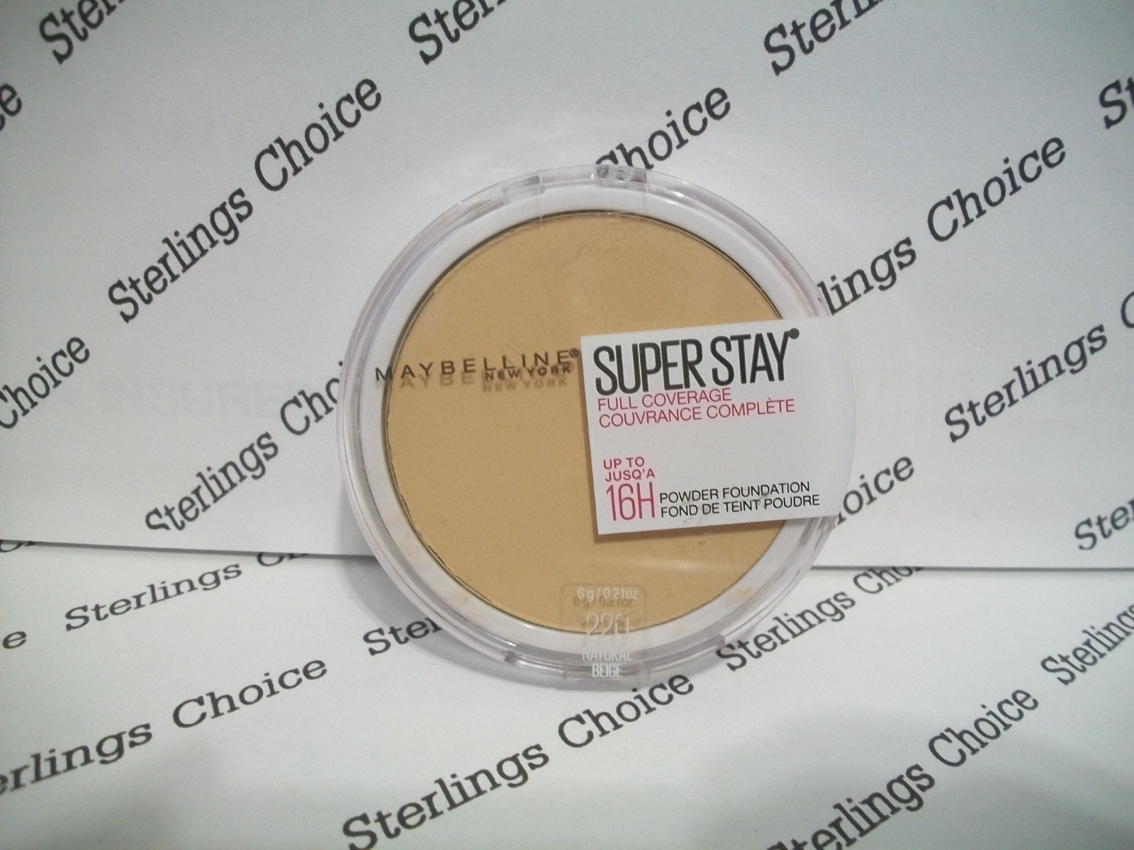 Maybelline Super Stay Full Coverage Powder Foundation #220 Natural Beige