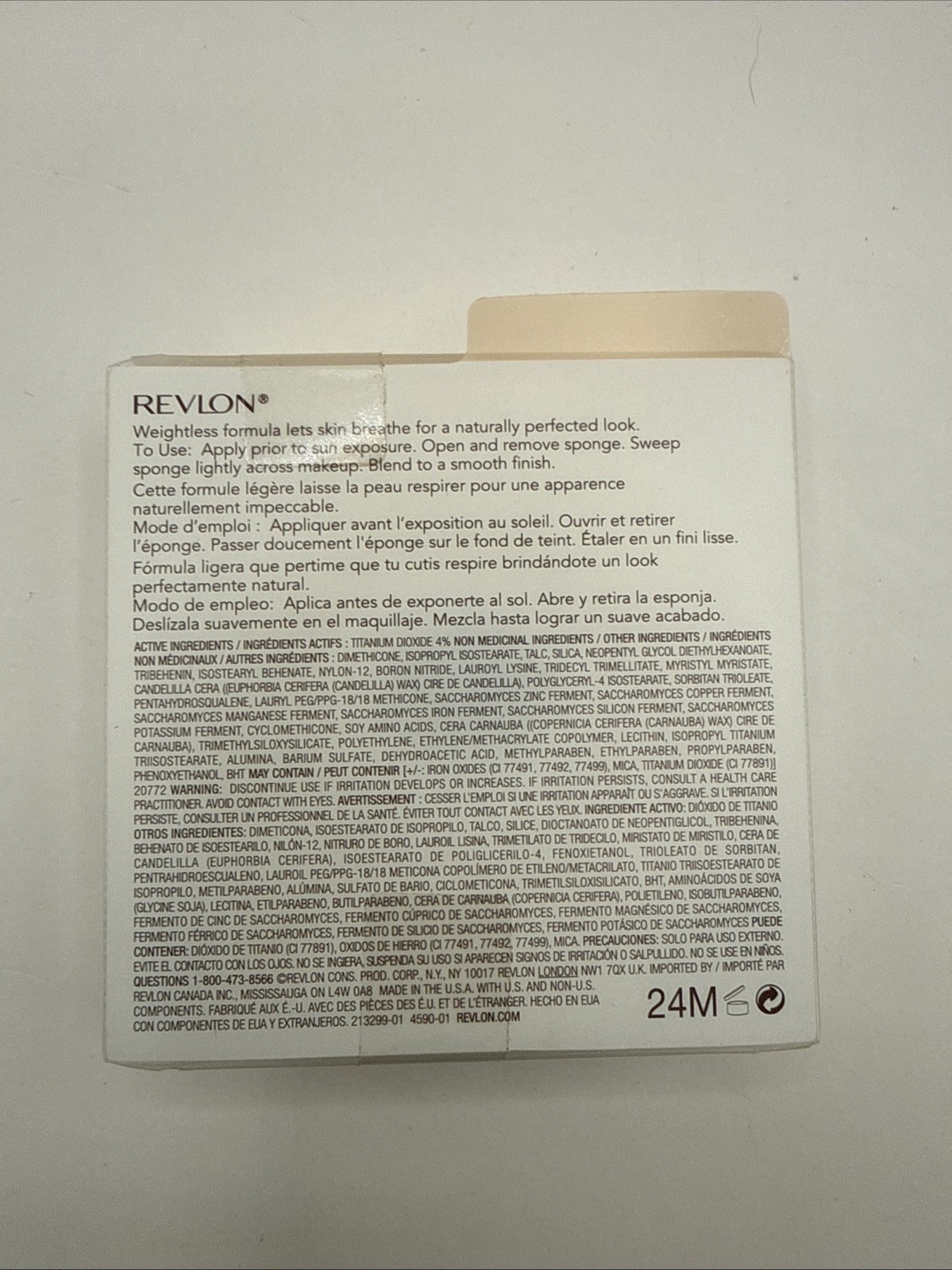 Revlon New Complexion One Step Makeup- IVORY BEIGE #1 -Sealed Brand New