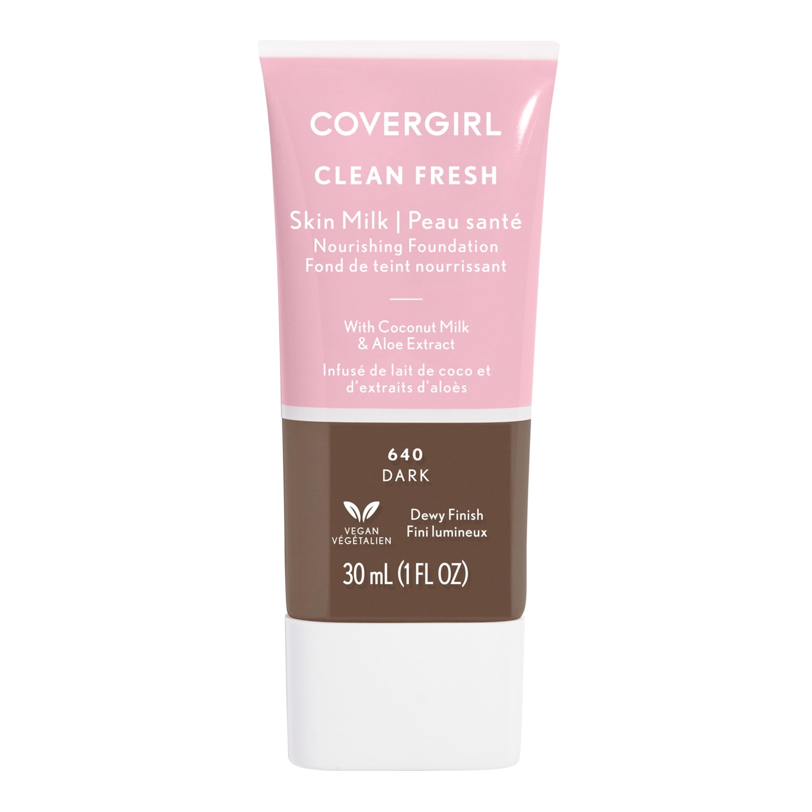 COVERGIRL Clean Fresh Skin Milk Foundation 640 Dark 1 Count