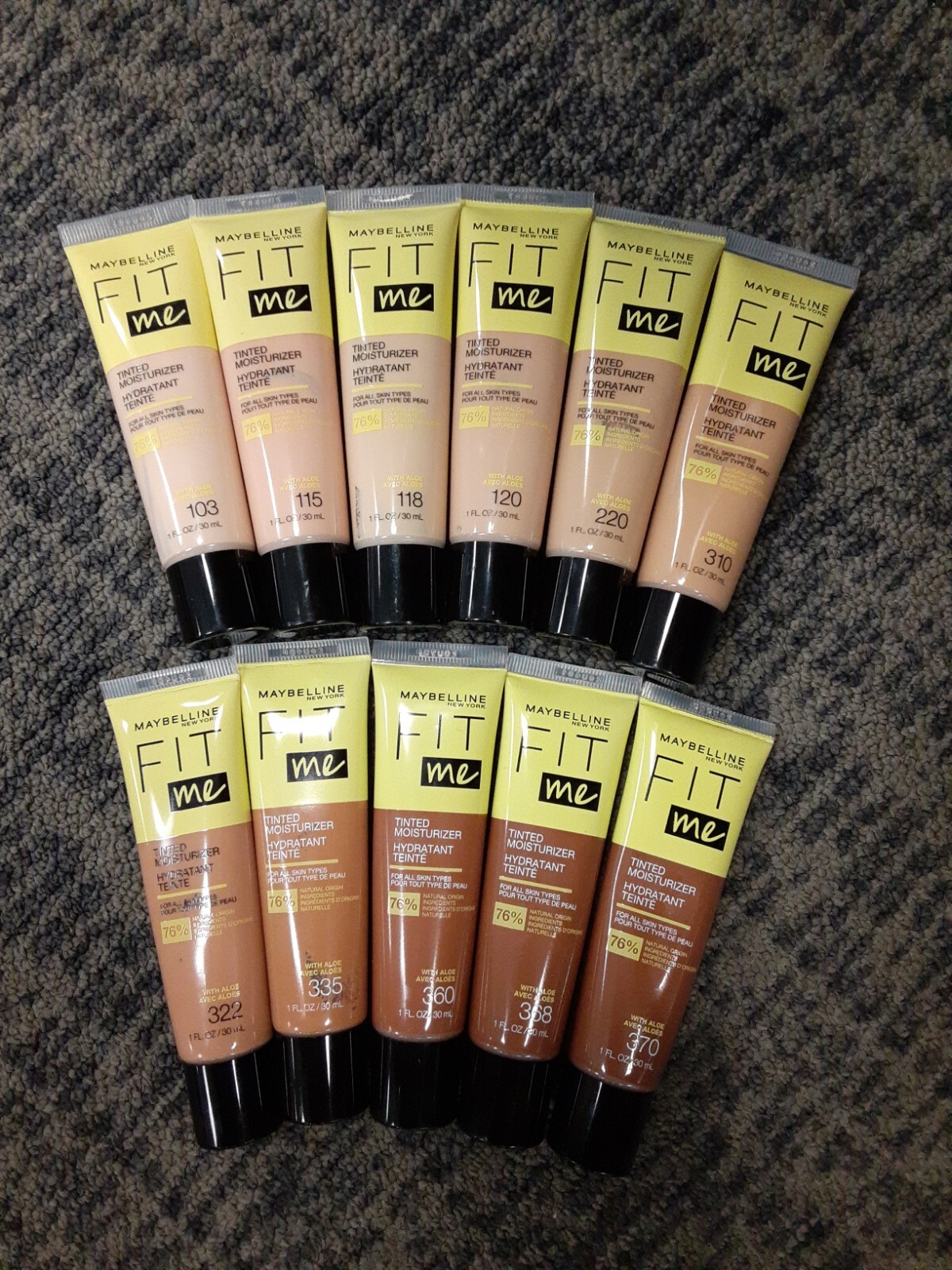 2 or 3 Pk: Maybelline Fit Me Tinted Moisturizer, Natural Coverage, Choose Shade