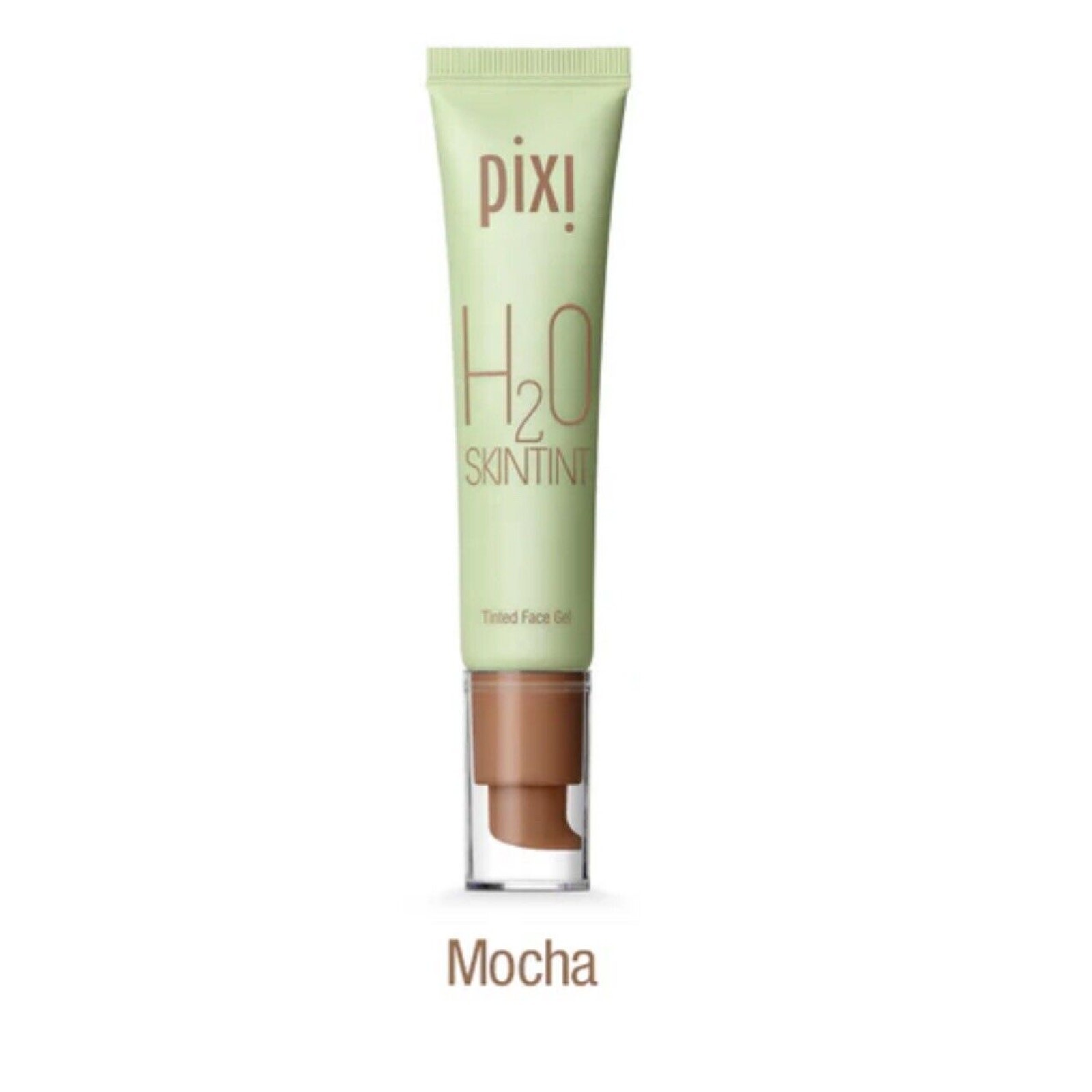 Pixi by Petra H2O SkinTint Mocha # 5 Tinted Face Gel Moisturizes Evens Tone NEW