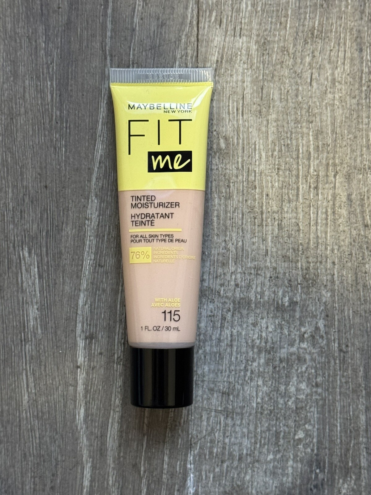 NEW Maybelline 115 Honey New York Fit Me Tinted Moisturizer Fresh Feel SEALED