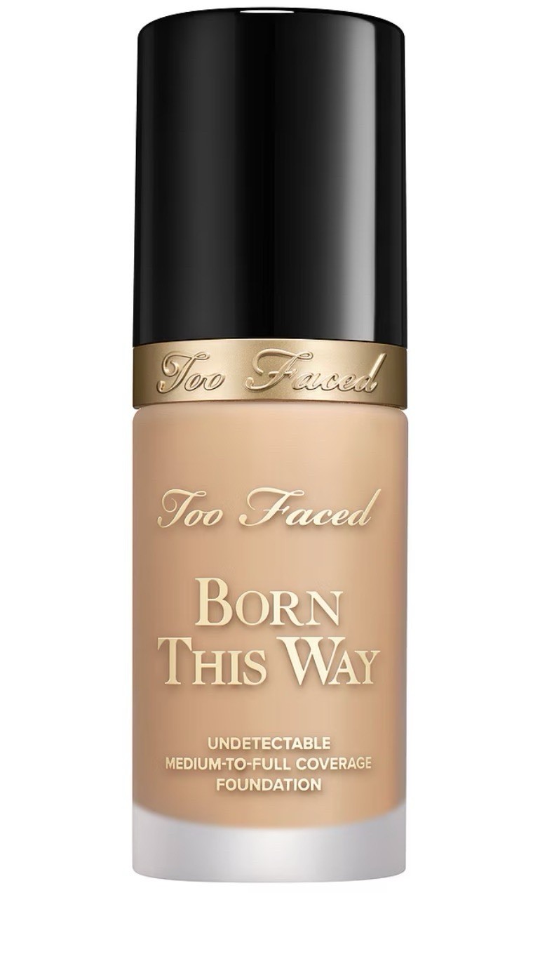 TOO FACED BORN THIS WAY FOUNDATION SHADE LIGHT BEIGE NEW IN BOX 1.0 FL OZ