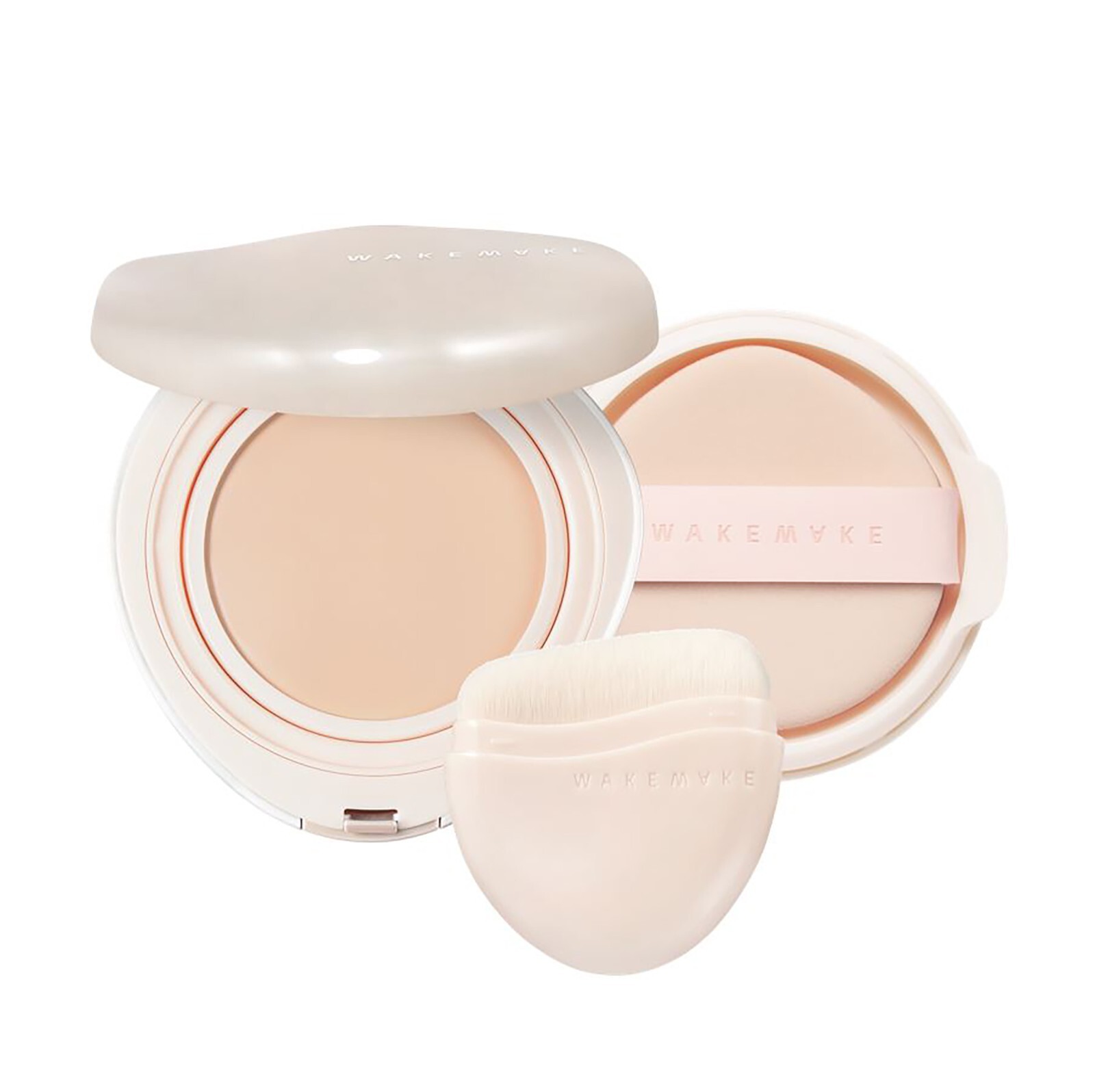 WAKEMAKE Water Glow Coating Balm Cushion 12.5g + Refill 12.5g 3 COLOR K-Beauty