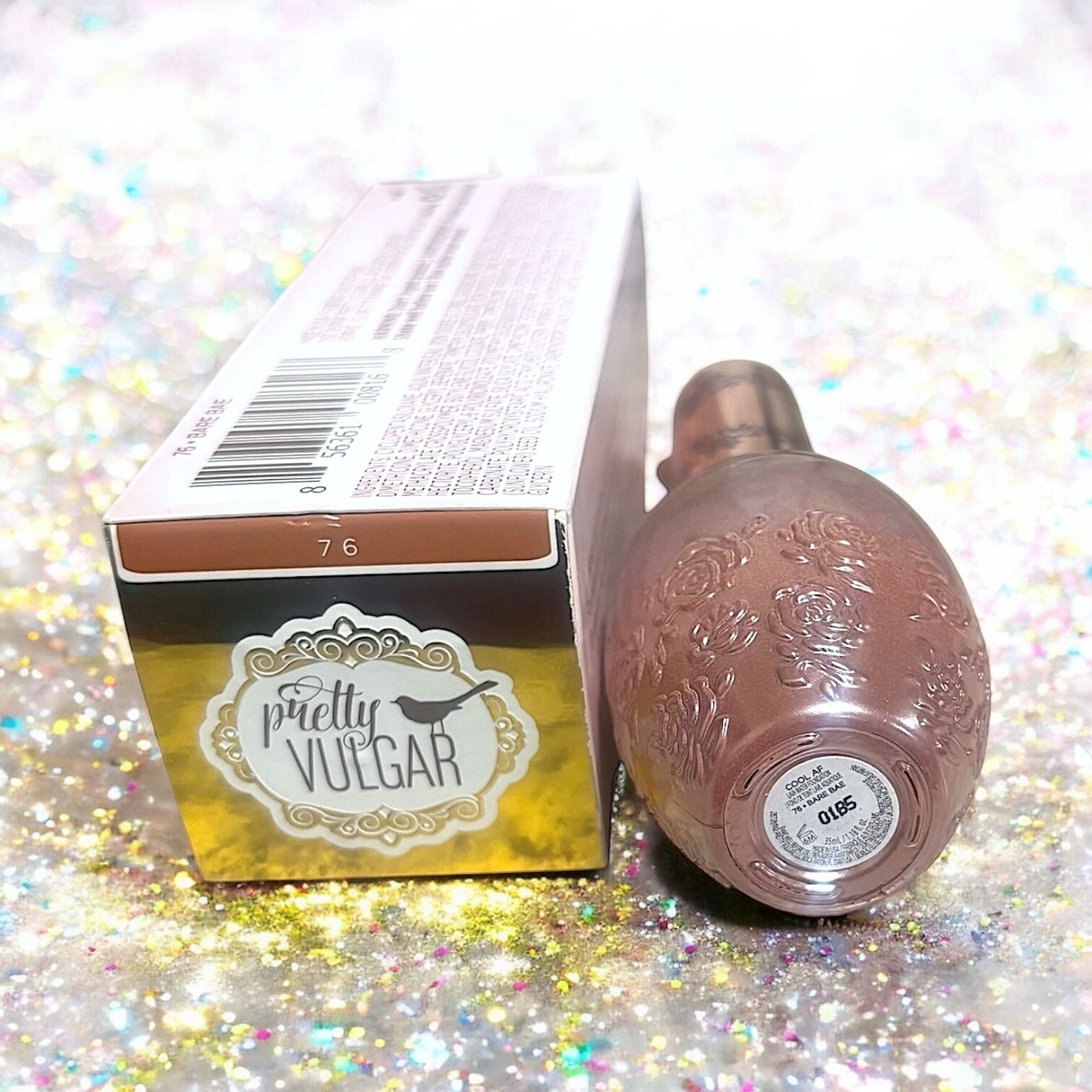 PRETTY VULGAR Cool AF Lava Water Foundation 35 ml in 76 Bare Bae 1.18 fl oz NIB