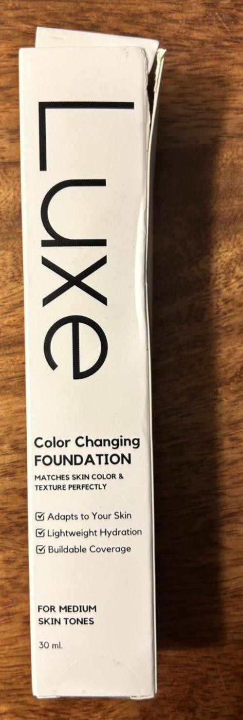 Luxe Research Color Changing Foundation for Women – 30 mL Medium Free Shipping