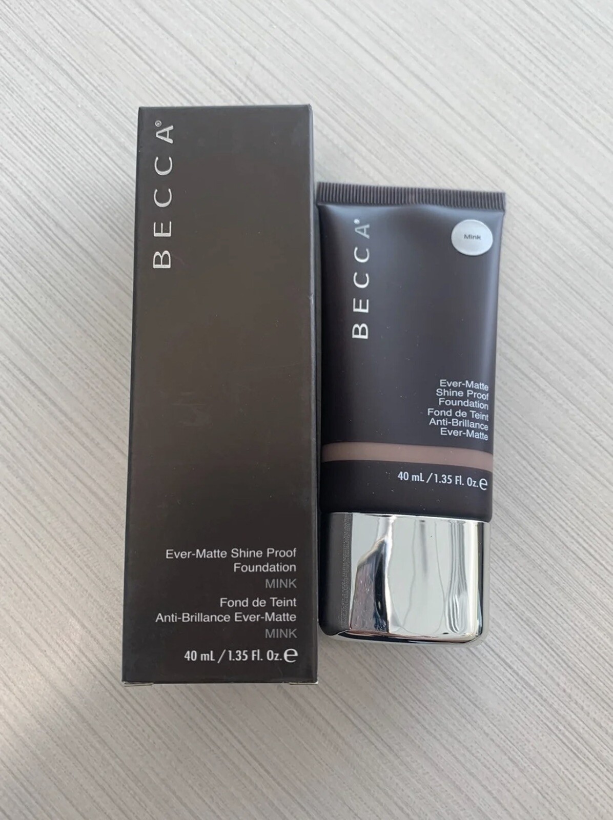BECCA – Ever-Matte Shine Proof Foundation (Mink) (1.35 fl.oz) Discontinued