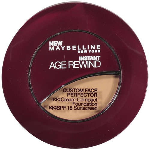 MAYBELLINE INSTANT AGE REWIND CREAM COMPACT FOUNDATION HONEY BEIGE ( MEDIUM-4 ).