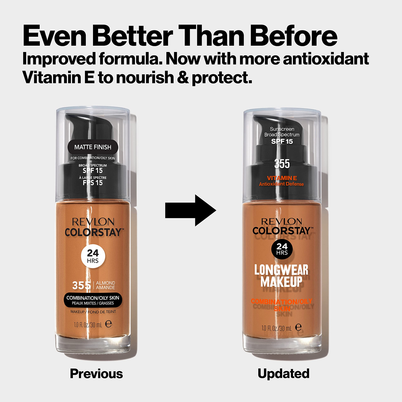 Medium Beige Long Wearing Oil Free Foundation 1 Oz SPF 15 Poreless Matte Finish