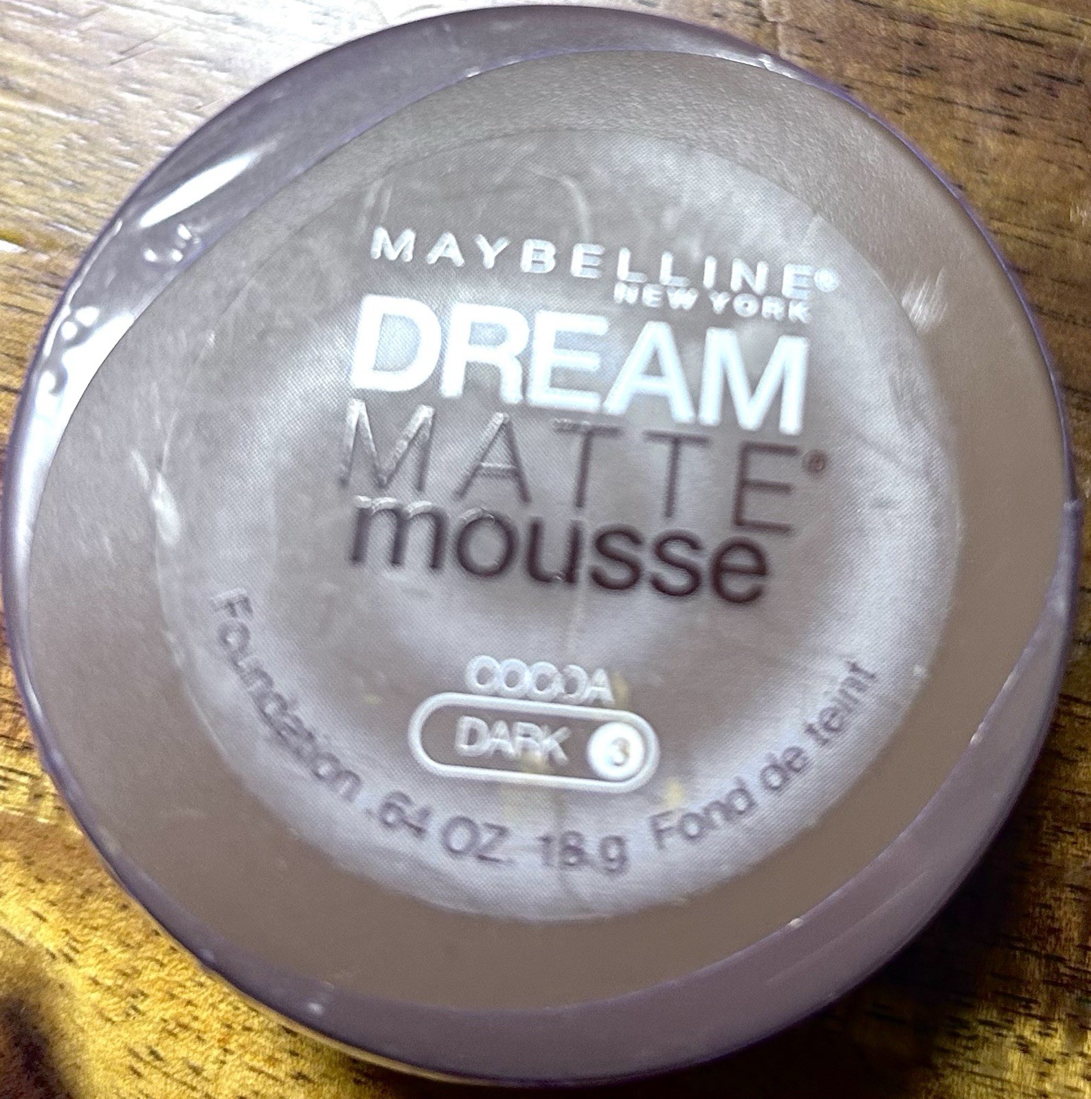 Maybelline New York Dream Matte MousseFull Cov Long Lasting Cocoa Dark .64 oz