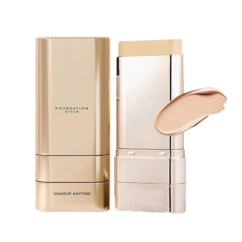Flawless & Long-Lasting Dual-Ended Foundation Stick, 2-In-1 Contouring Founda…