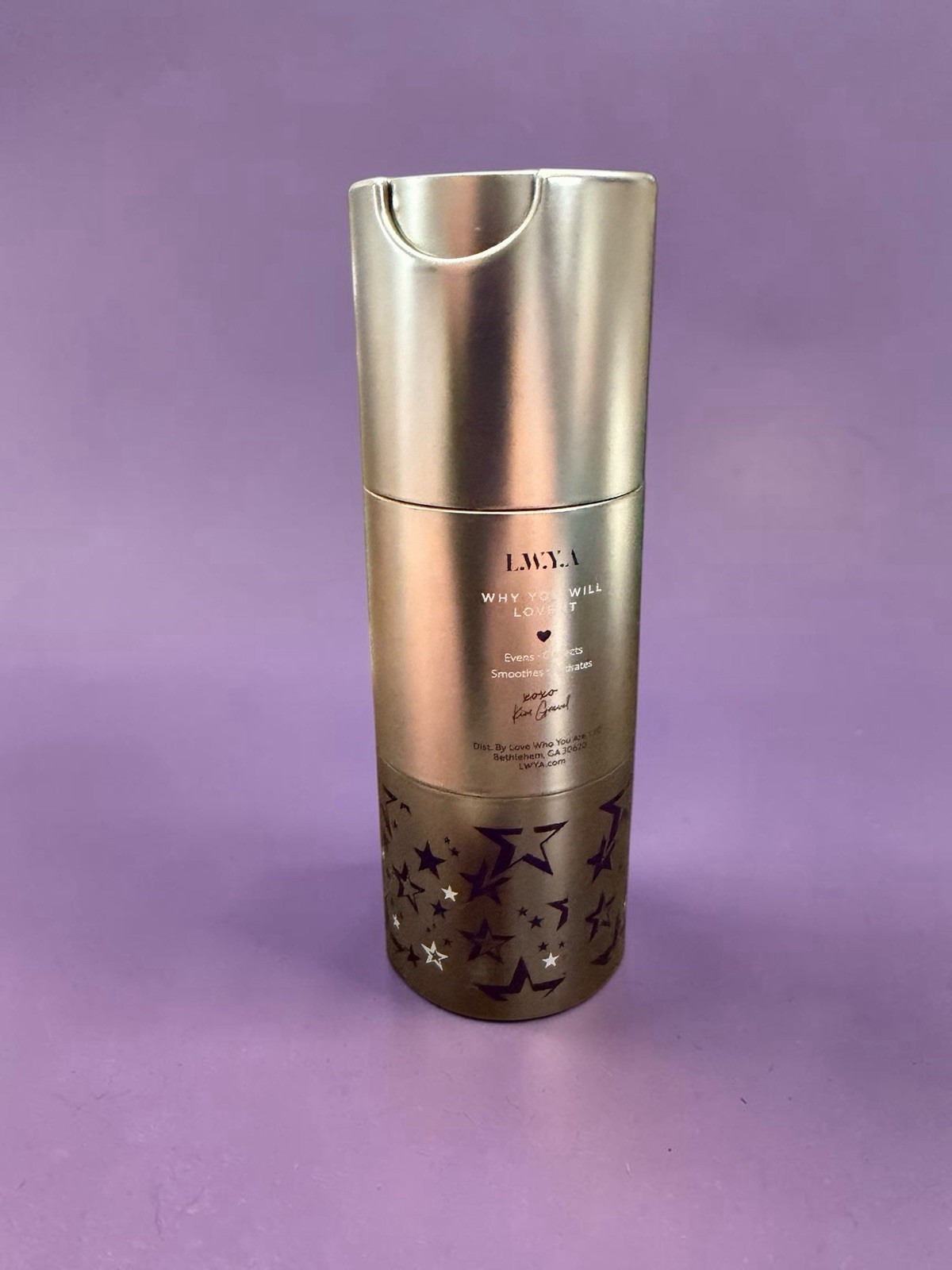 LWYA Kim Gravel SKINTASTIC Airbrush Liquid Foundation 1.0 oz LIGHT MEDIUM no box