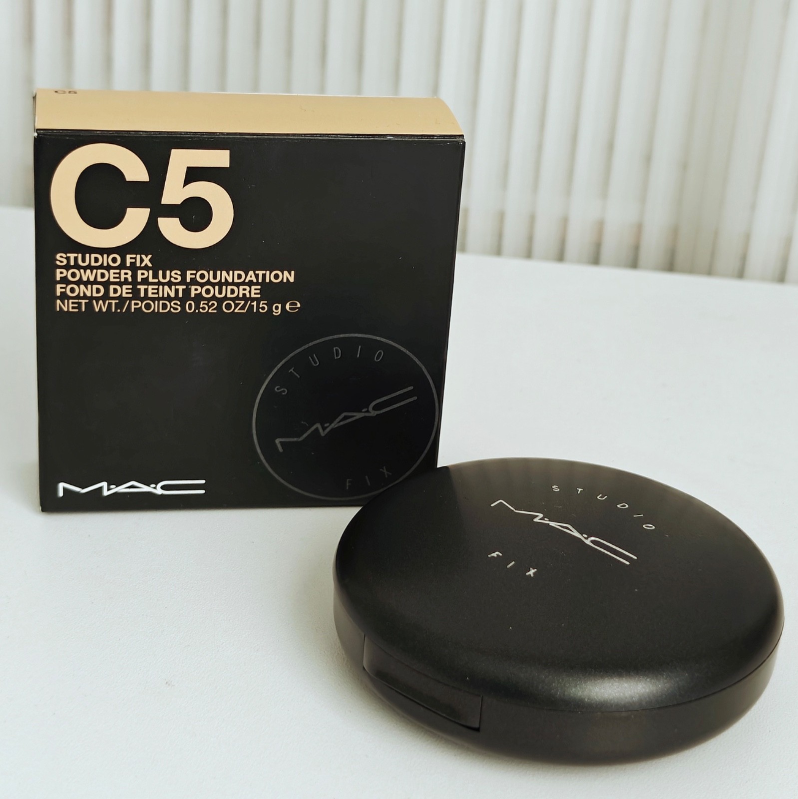 NEW MAC STUDIO FIX POWDER PLUS FOUNDATION C5 0.52oz/ 16g
