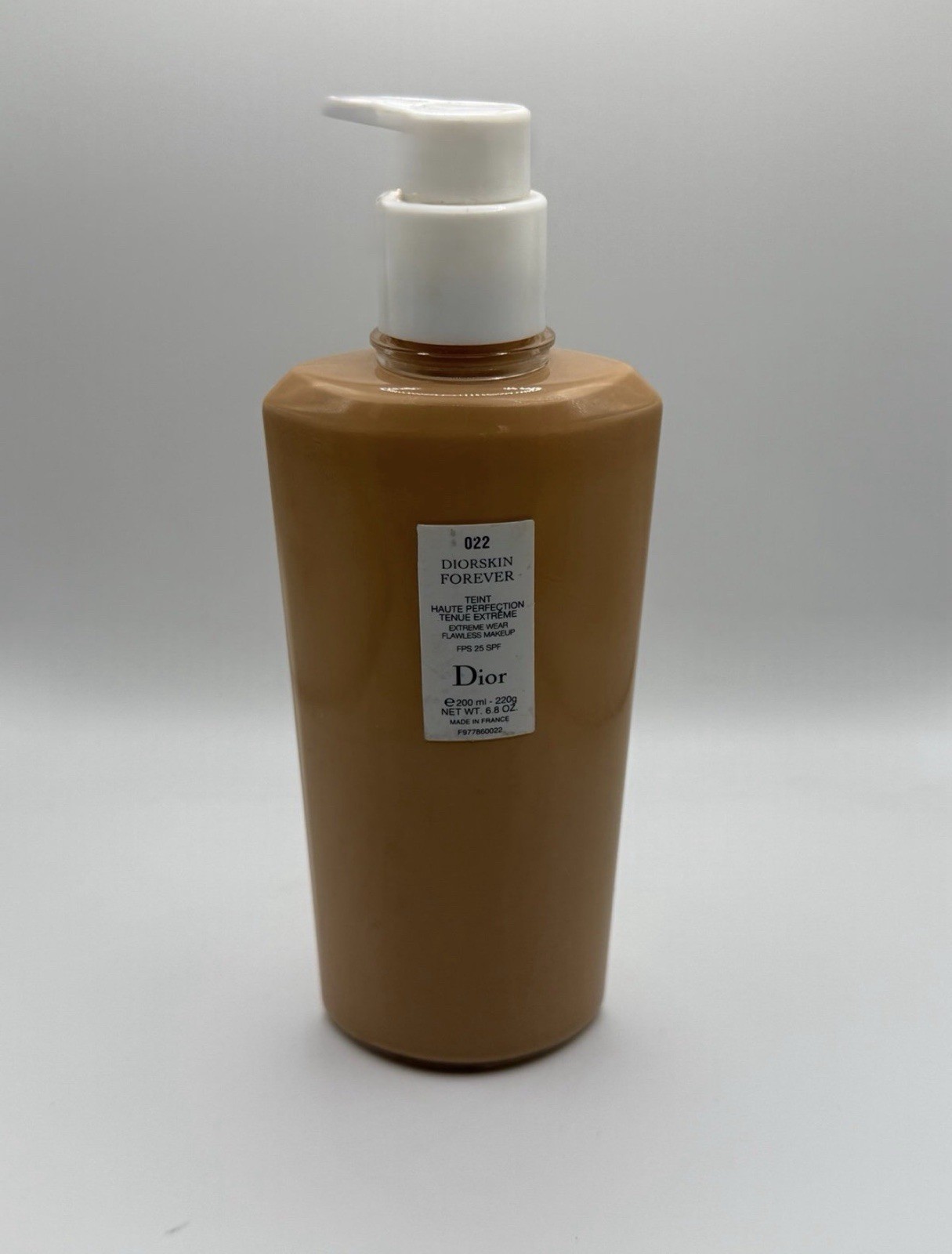 Dior DiorSkin Forever Diorskin Forever Foundation Shade 022 SPF 25 6.8 fl oz