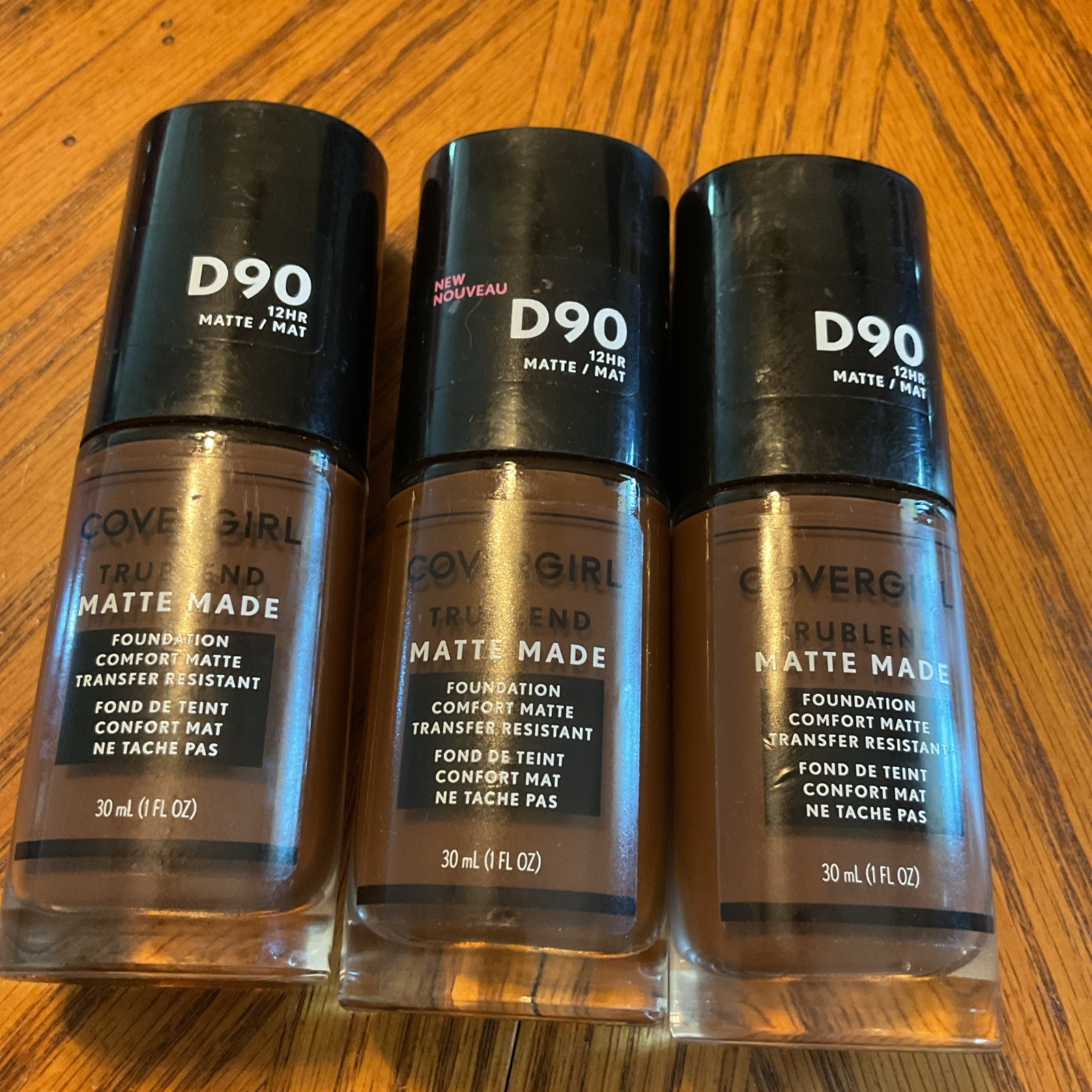 Covergirl Trublend Matte Made Liquid Foundation D90 Espresso 1 Fl oz 3 Pack