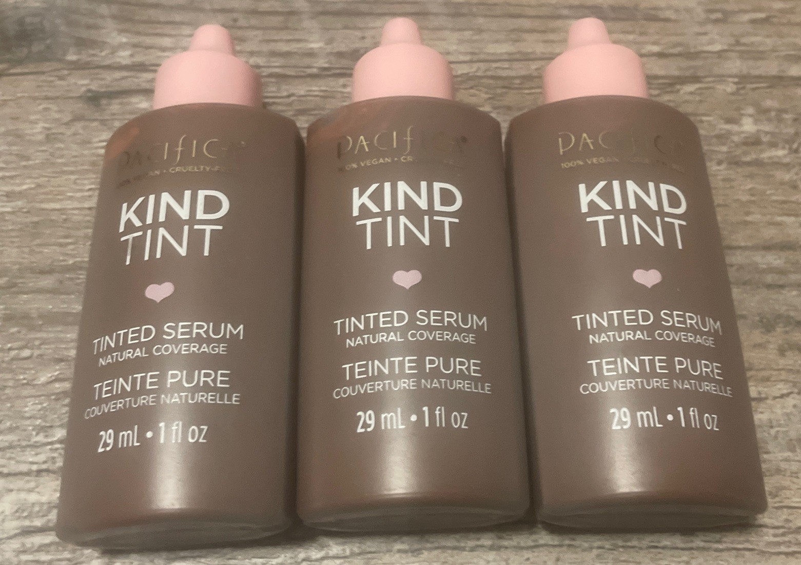 Lot Of 3 New Pacifica Kind Tinted Serum ~ 1 FL OZ EACH ~ Shade 02