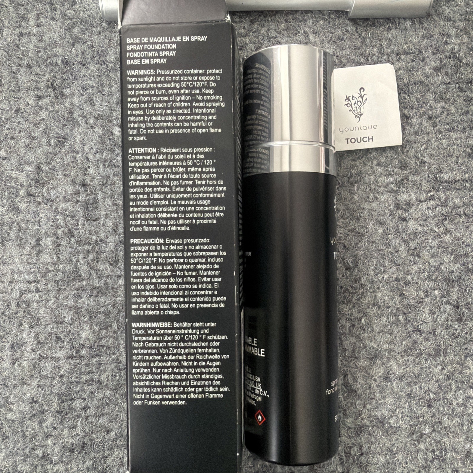 Younique Touch Spray Foundation TAFFETA DISCONTINUED Full Size 1.6fl Oz 50ml NIB
