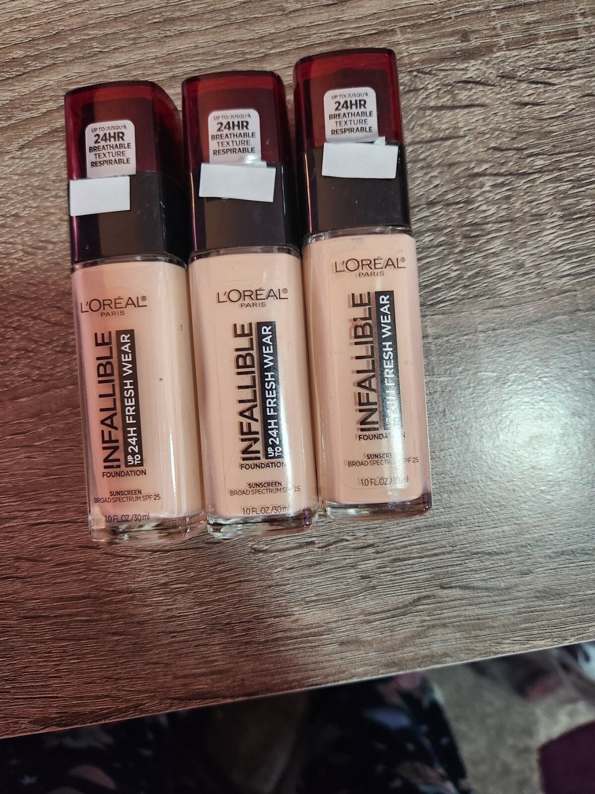 Lot of 3 – #505 L’oreal Infallible 24HR Fresh Wear Foundation – NEW