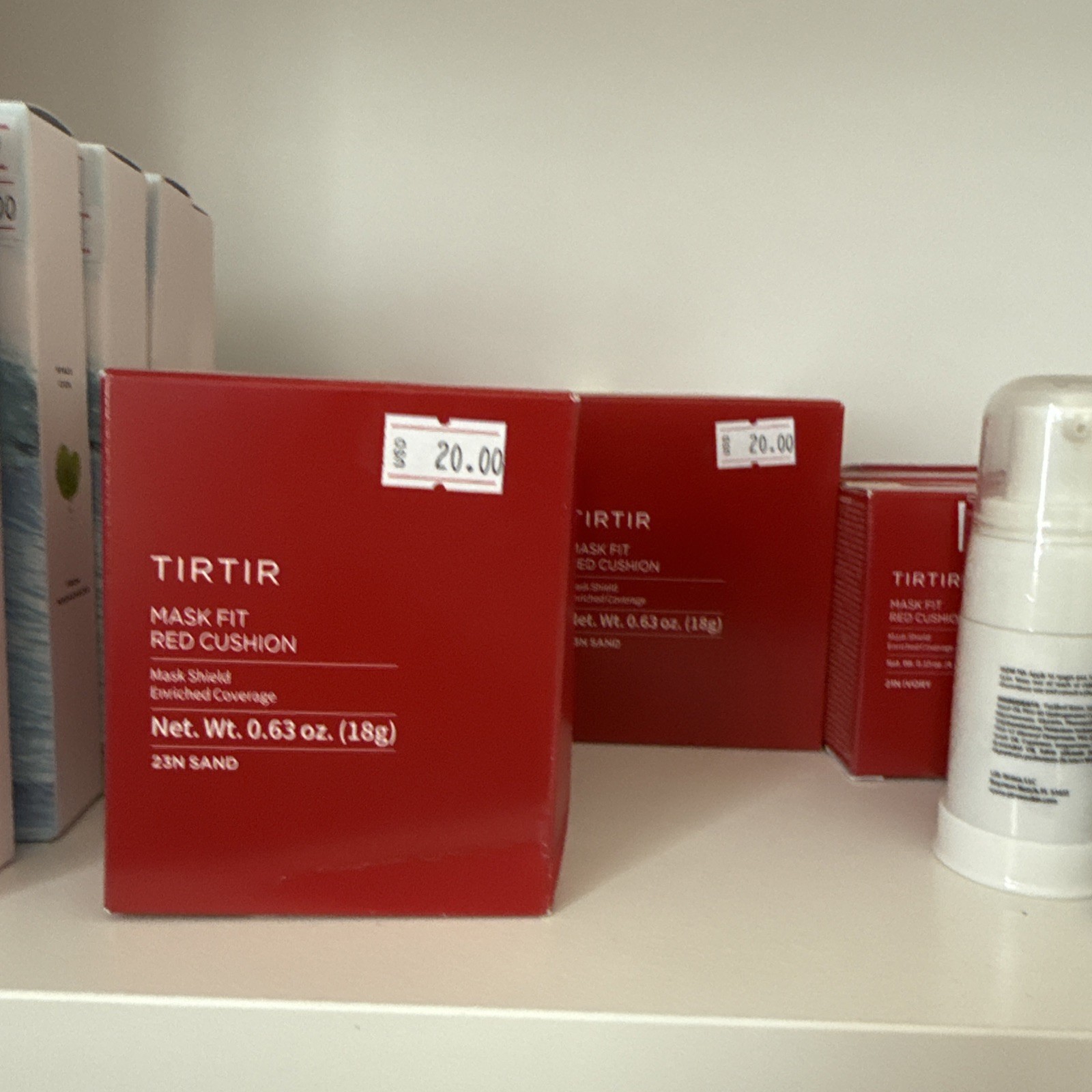 [US Seller] TIRTIR Mask Fit Red Cushion Foundation 23N Sand (0.63 Fl Oz)