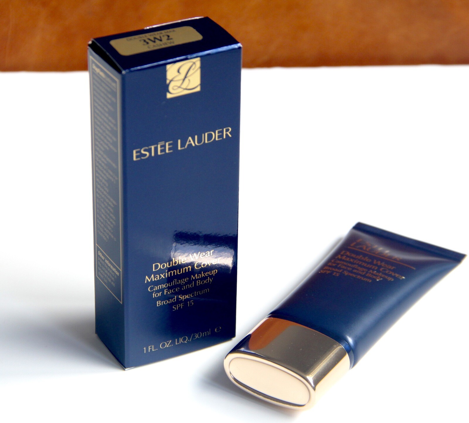 ESTEE LAUDER DOUBLE WEAR MAXIMUM COVER SPF 15 CASHEW 3W2 30 ML 1 FL. OZ. SEALED