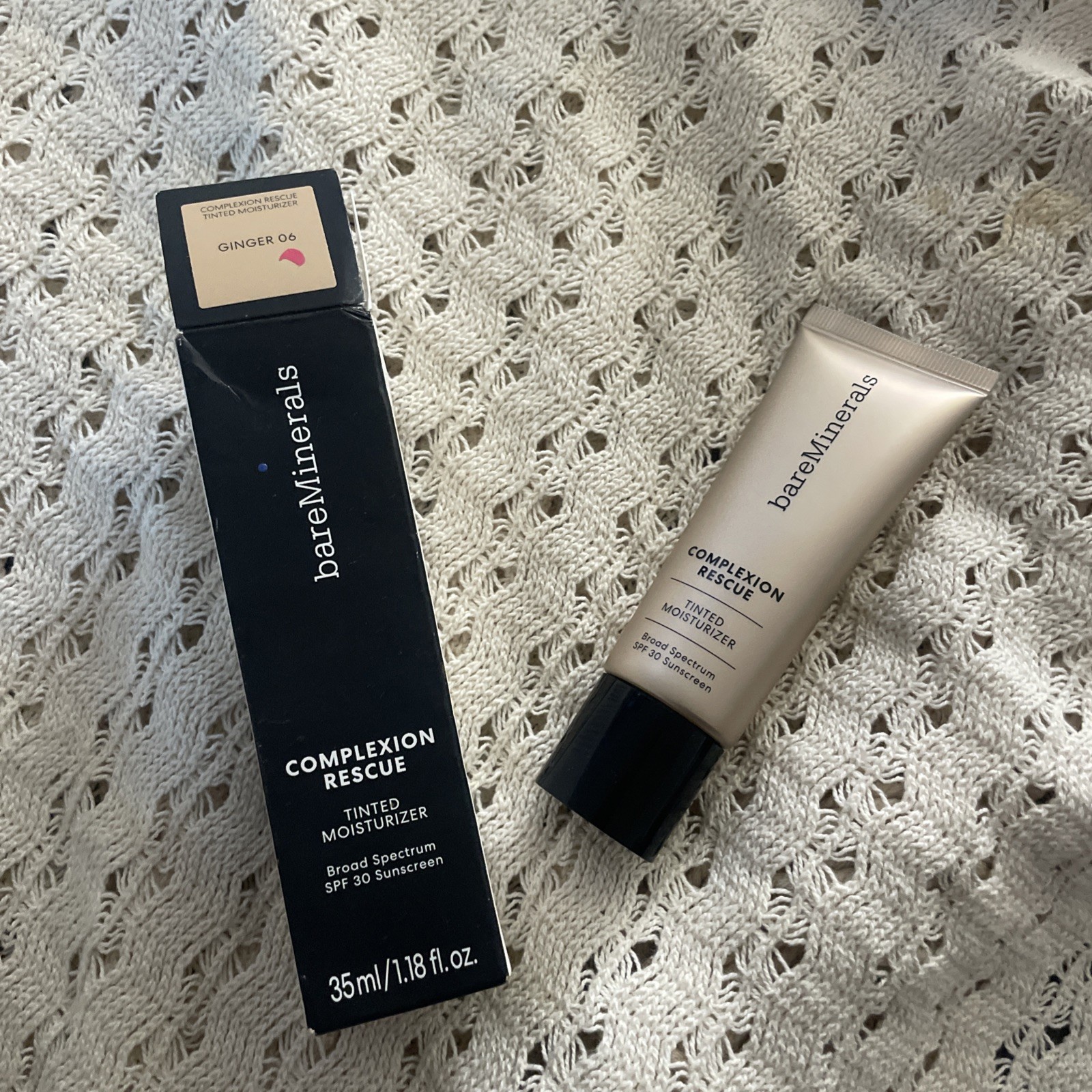 bareMinerals Complexion Rescue Tinted Hydrating Gel Cream SPF30 1.18oz Ginger 06