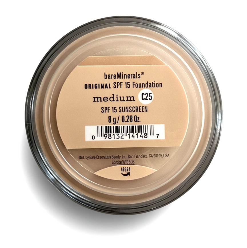 BareMinerals Original Loose Powder Foundation SPF 15 – Medium C25 – 8g / 0.28 oz