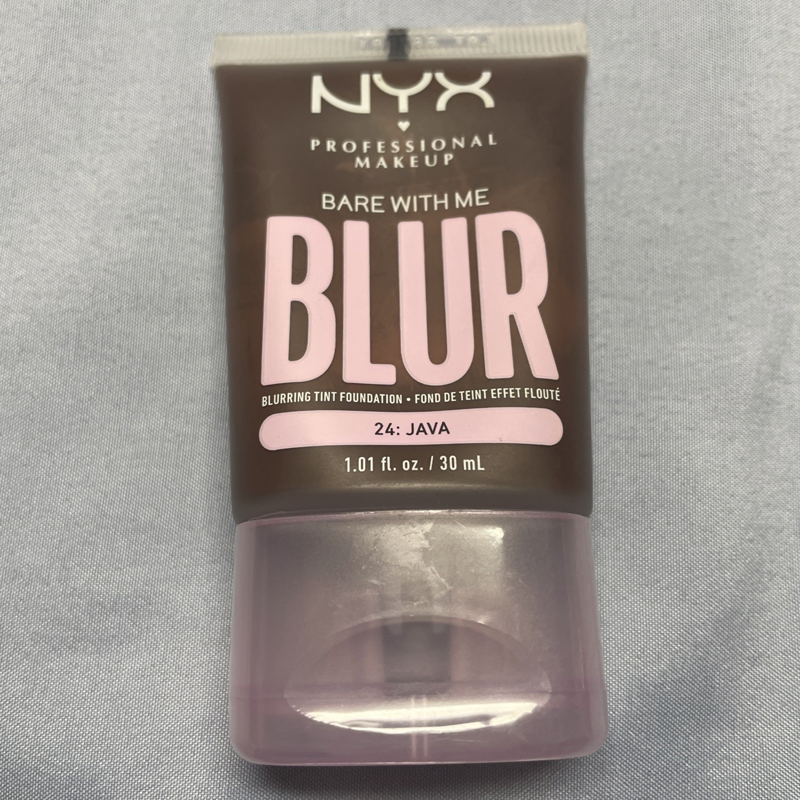 NYX Professional Makeup Bare With Me Foundation Blue 24 Java New Sealed