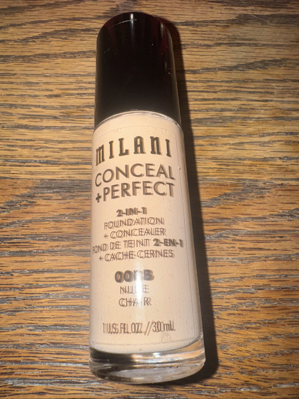 Milani Conceal + Perfect 2-in-1 Foundation + Concealer – 00BB Nude, 1 Fl. Oz.