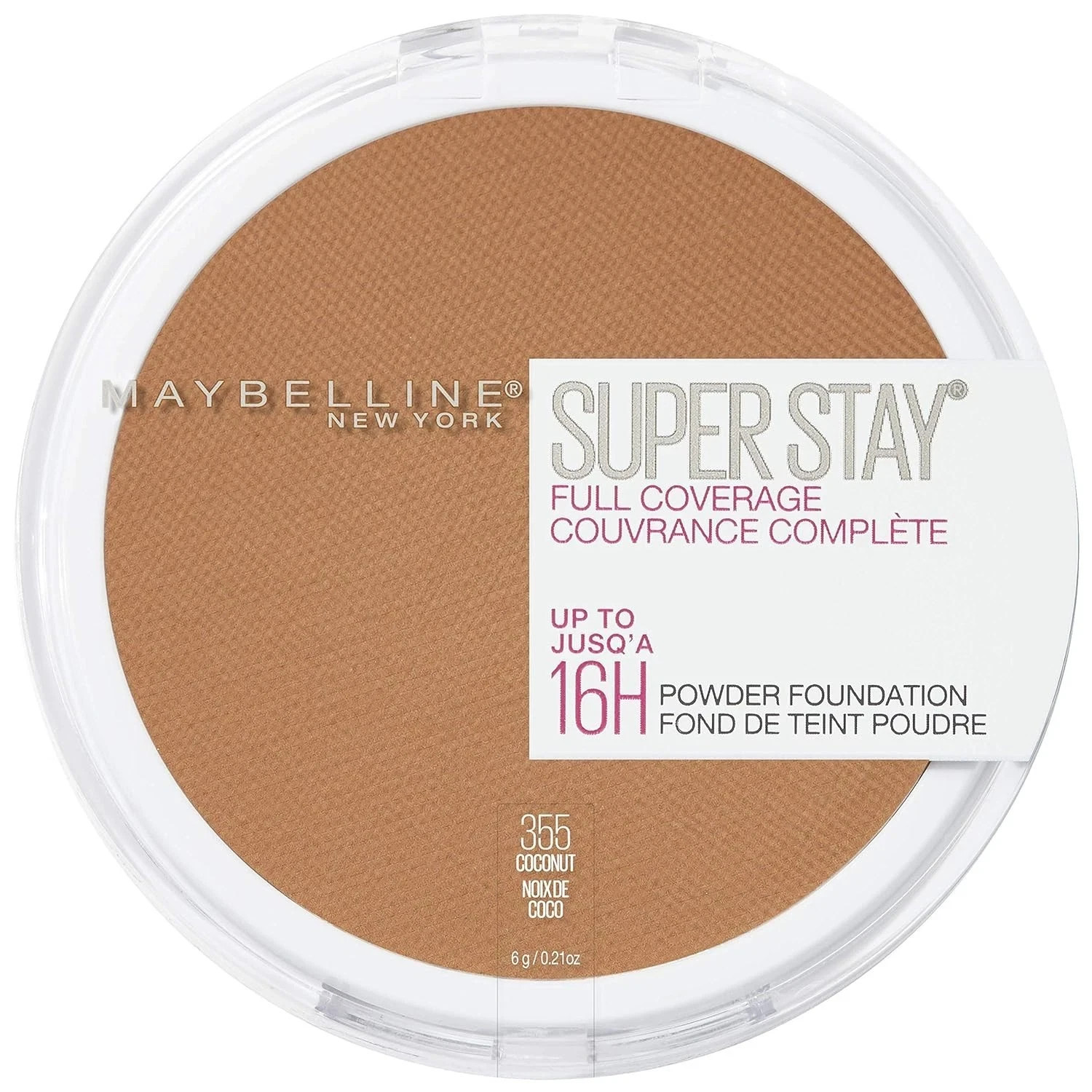 Maybelline 3-Pack Super Stay Full Coverage Pressed Powder Foundation 355 Coconut