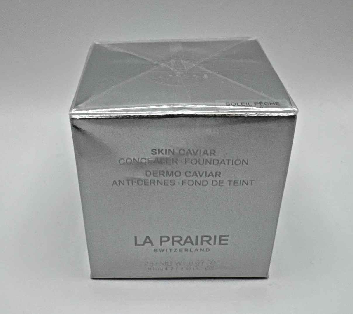 La Prairie Skin Caviar Concealer Foundation SPF 15 Sunscreen SOLEIL PECHE NC-40